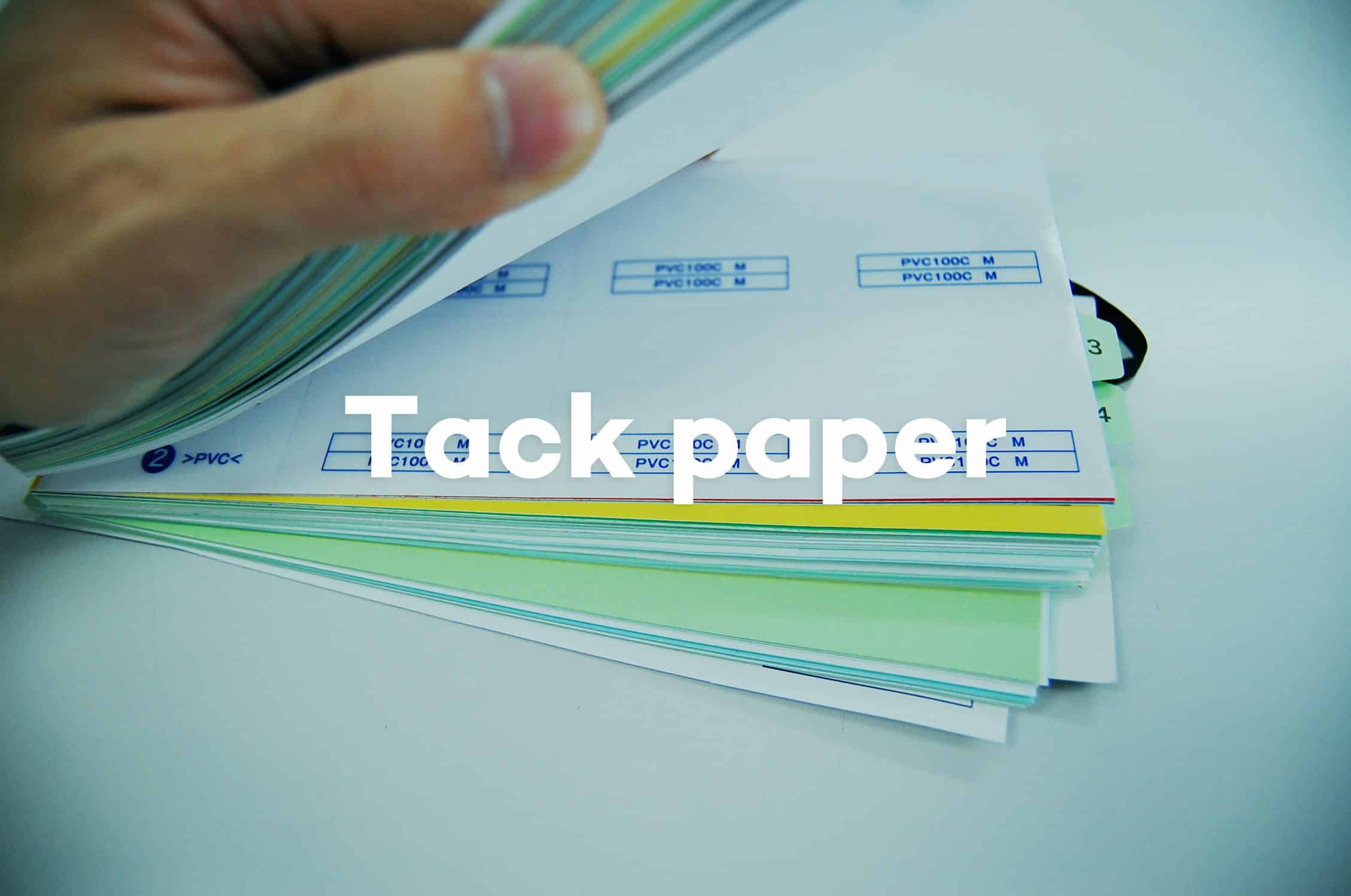 What Is Tack Paper? A Clear and Comprehensive Guide | Sticker and Label ...