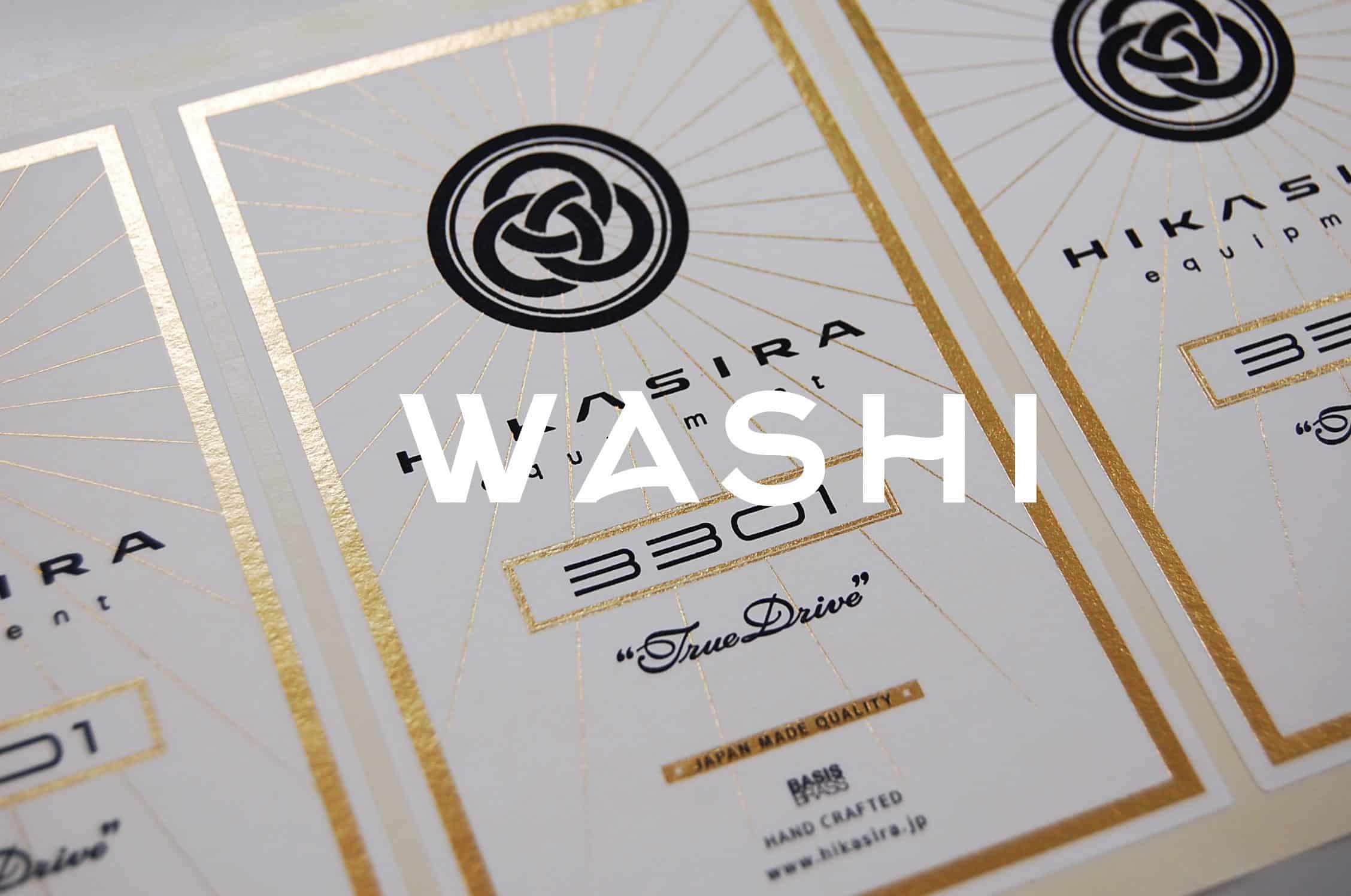 Washi label