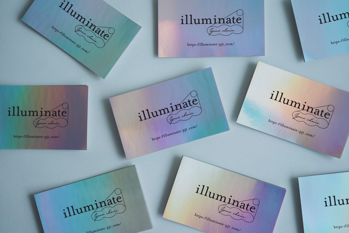 Illuminate Hologram Stickers