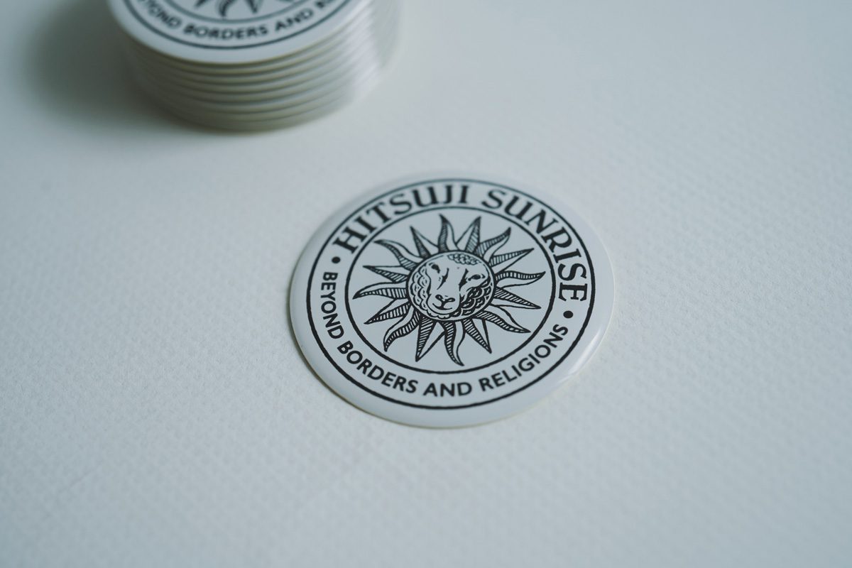 Sticker printing example: HITSUJI SUNRISE - Potting Sticker