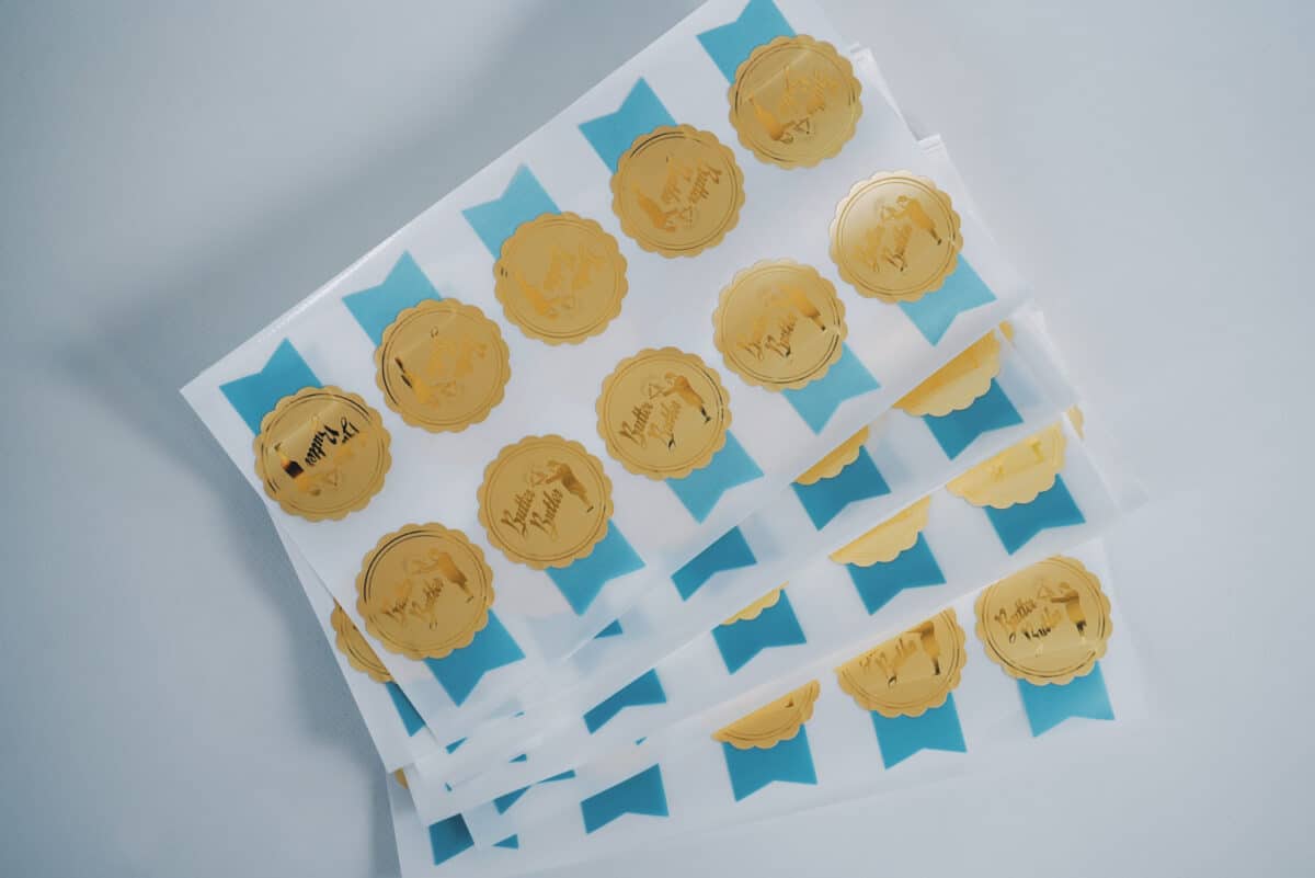 Butter Butler Ribbon Stickers