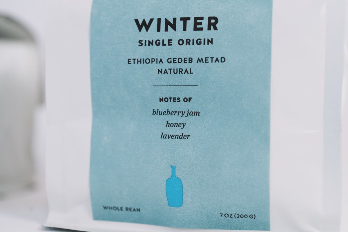 Blue Bottle Coffee Labels