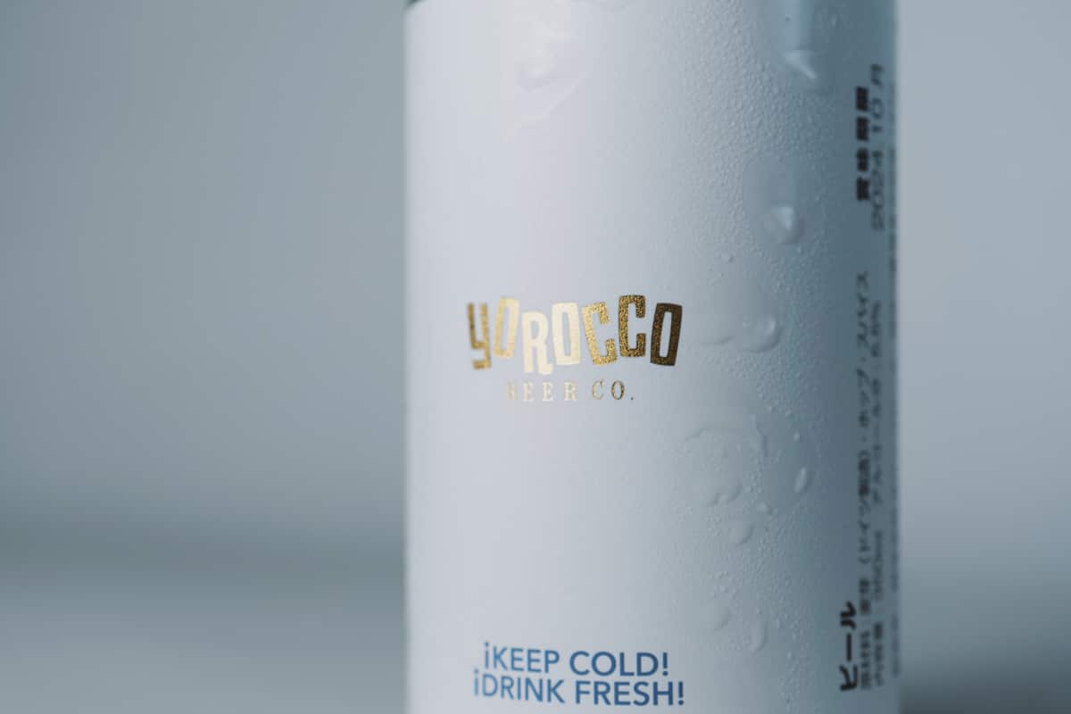 Yorocco Beer Washed out label