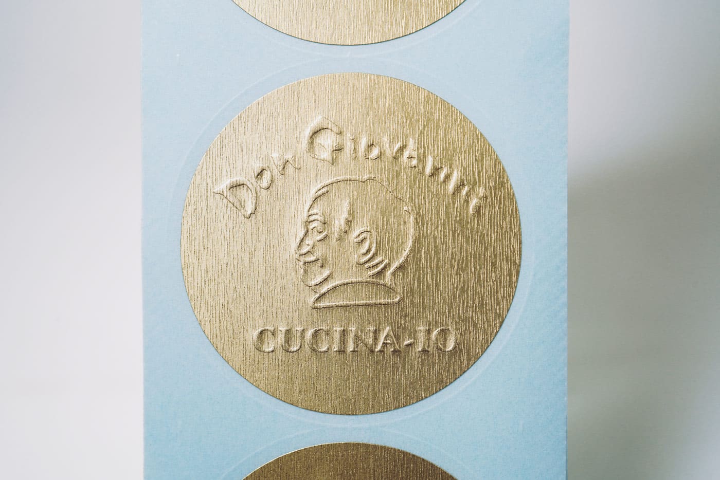 Don Giovanni Embossed Sticker