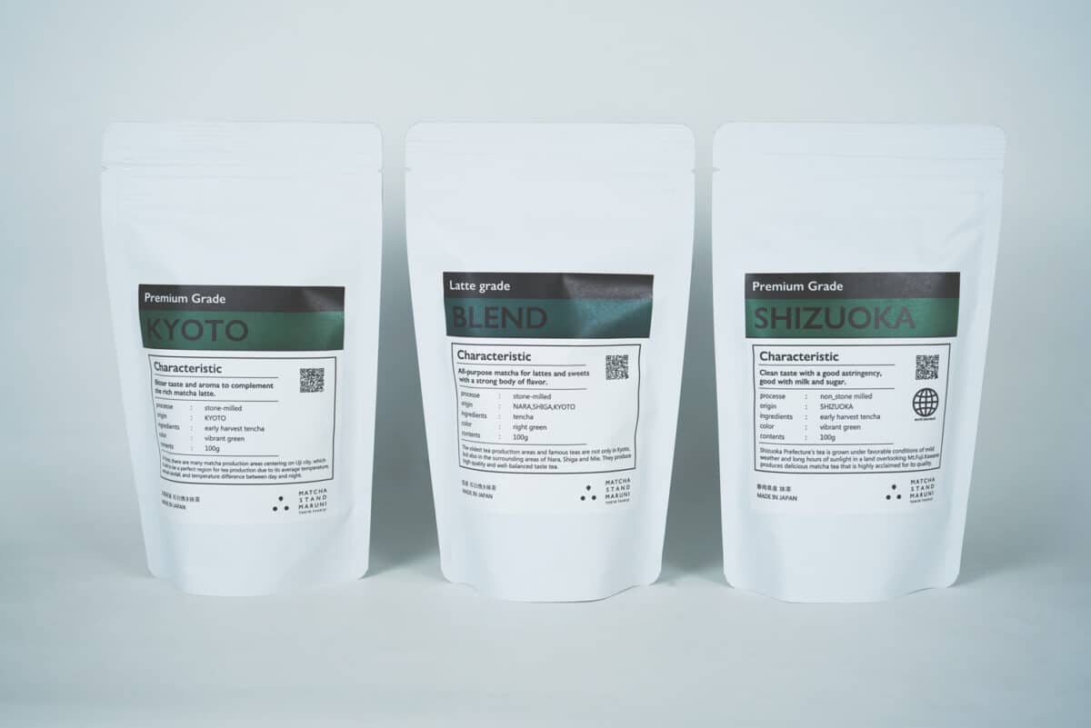 Matcha Stand Marni Product Label