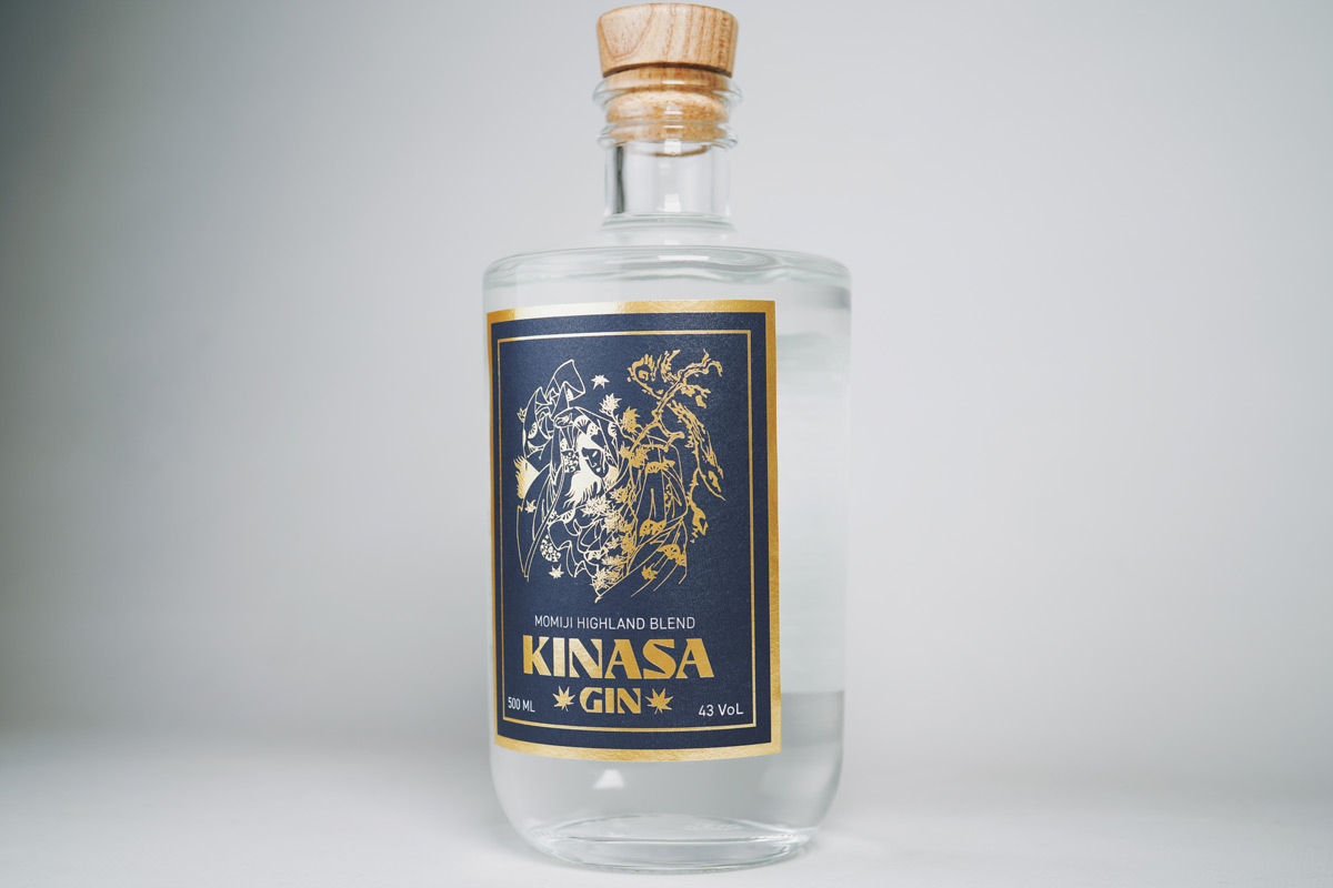 KINASA GIN Label