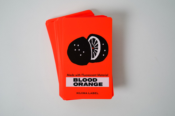 fluorescent label blood orange