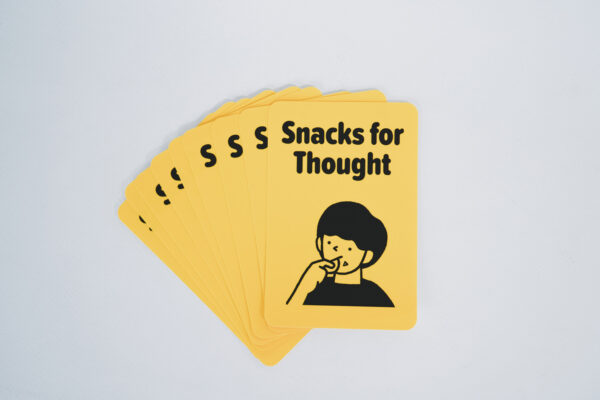 Snack for Thought novelty sticker